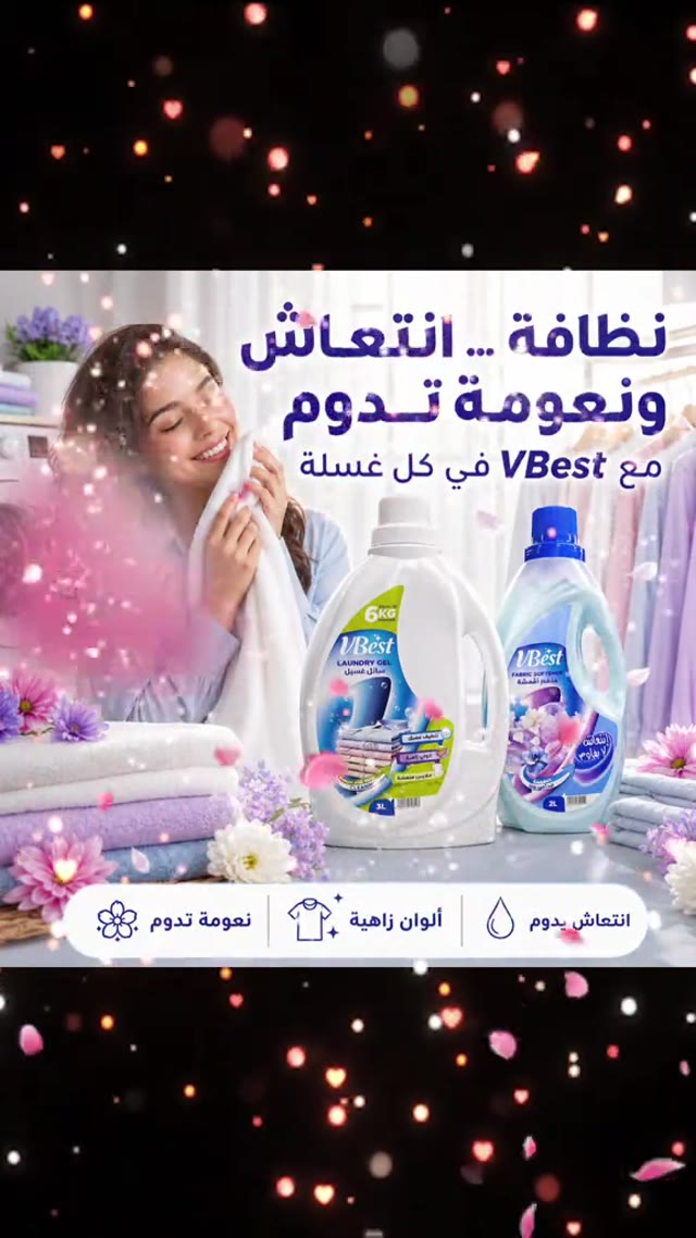 إعلان معطّر أقمشة